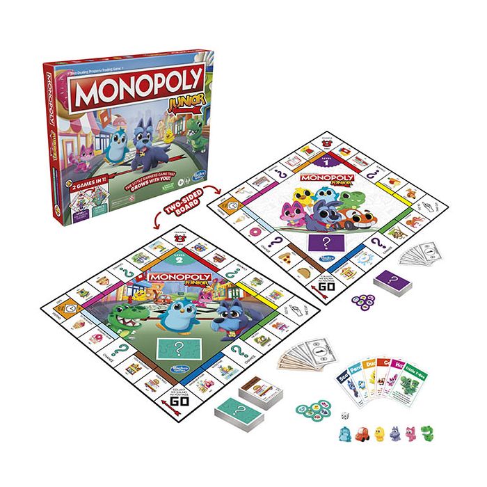 Monopoly Junior 2 in 1 Board Game - Image 3