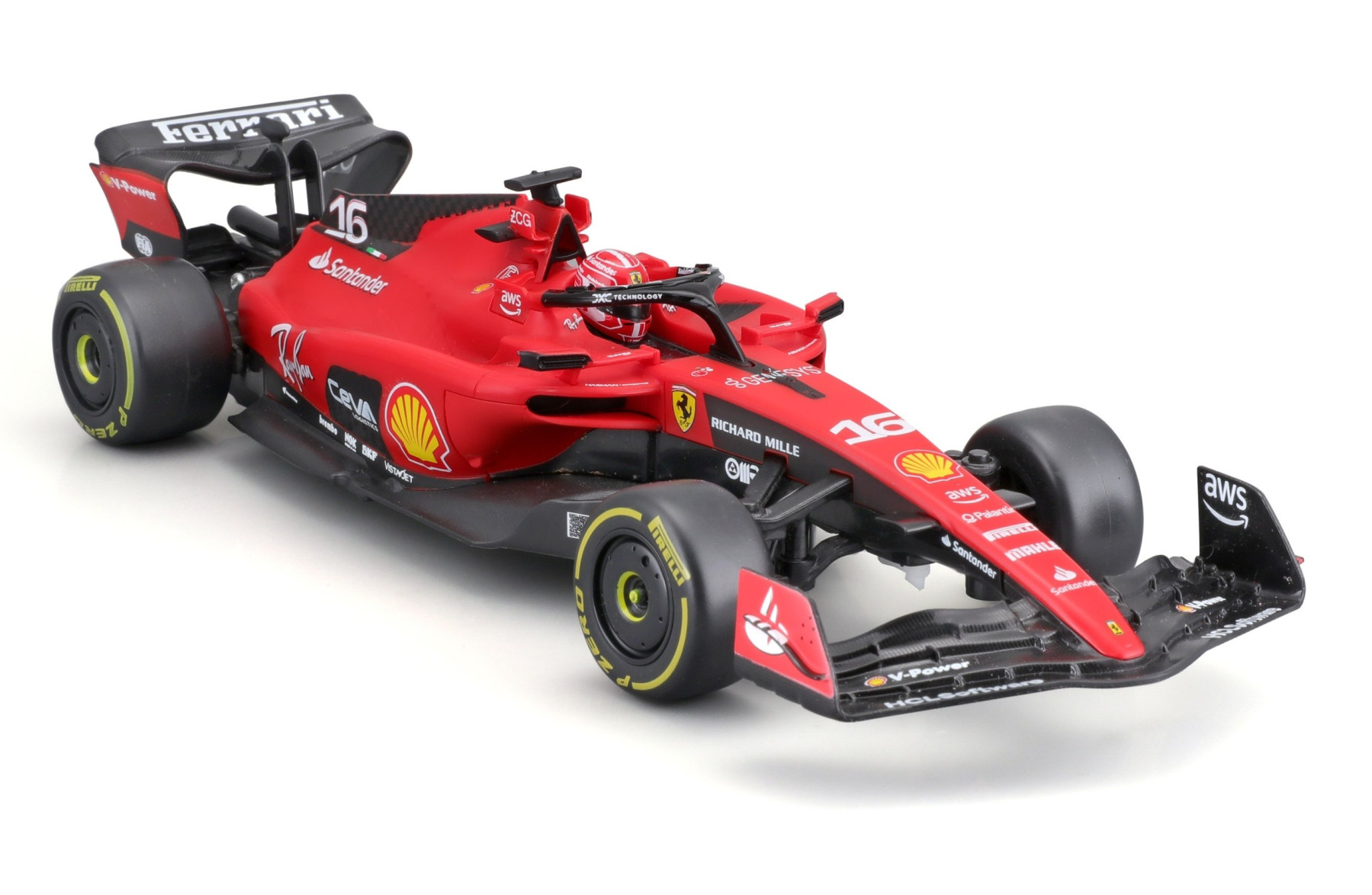 Maisto 1/24 R/C Ferrari F1 SF-23 2.4 GHz - #16 Charles leclerc - Image 3