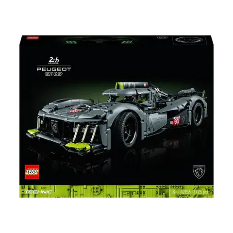Lego Technic Peugeot 9X8 24H Le Mans Hybrid Supercar - 42156
