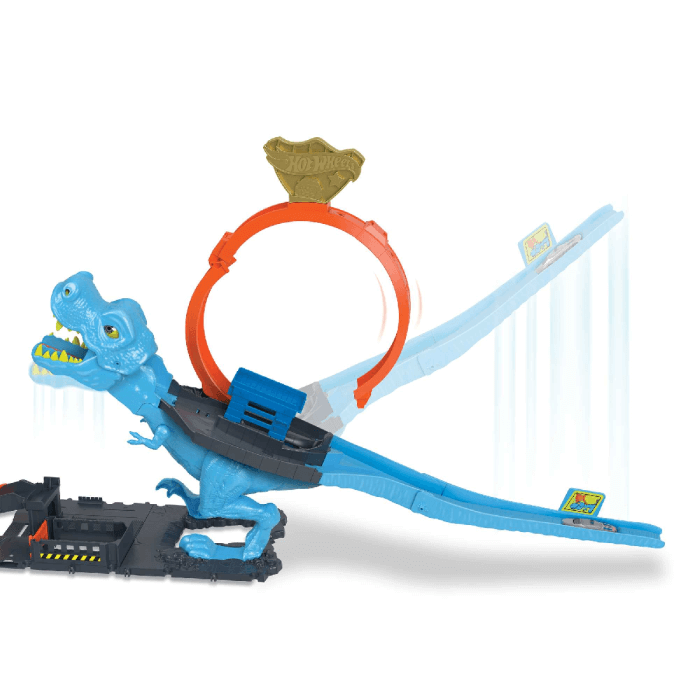 Hot Wheels City T-Rex Chomp Down Playset - Image 3