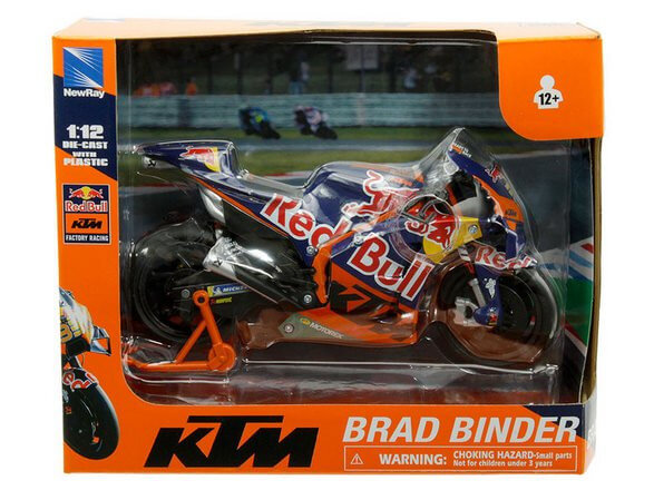 New Ray 1/12 Red Bull KTM MotoGP 2022 #33 Brad Binder - Image 2