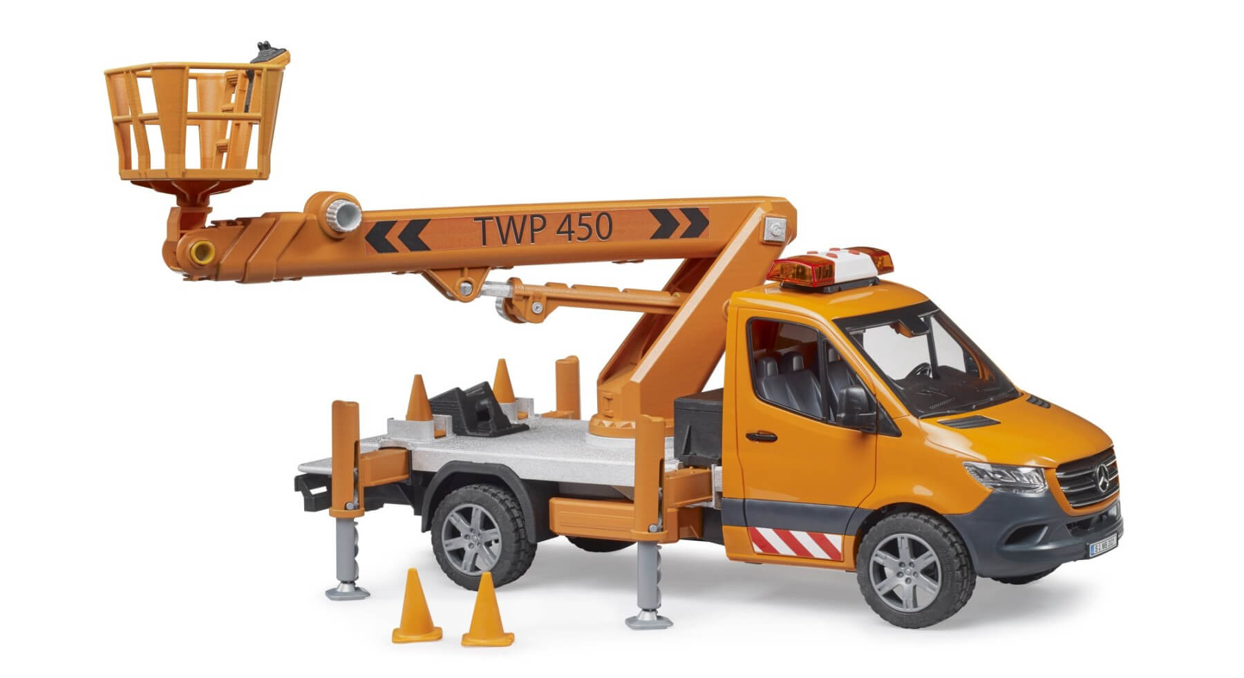 Bruder MB Sprinter with Working Platform - Light and Sound - Image 2