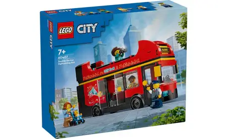 Lego City Red Double-Decker Sightseeing Bus - 60407