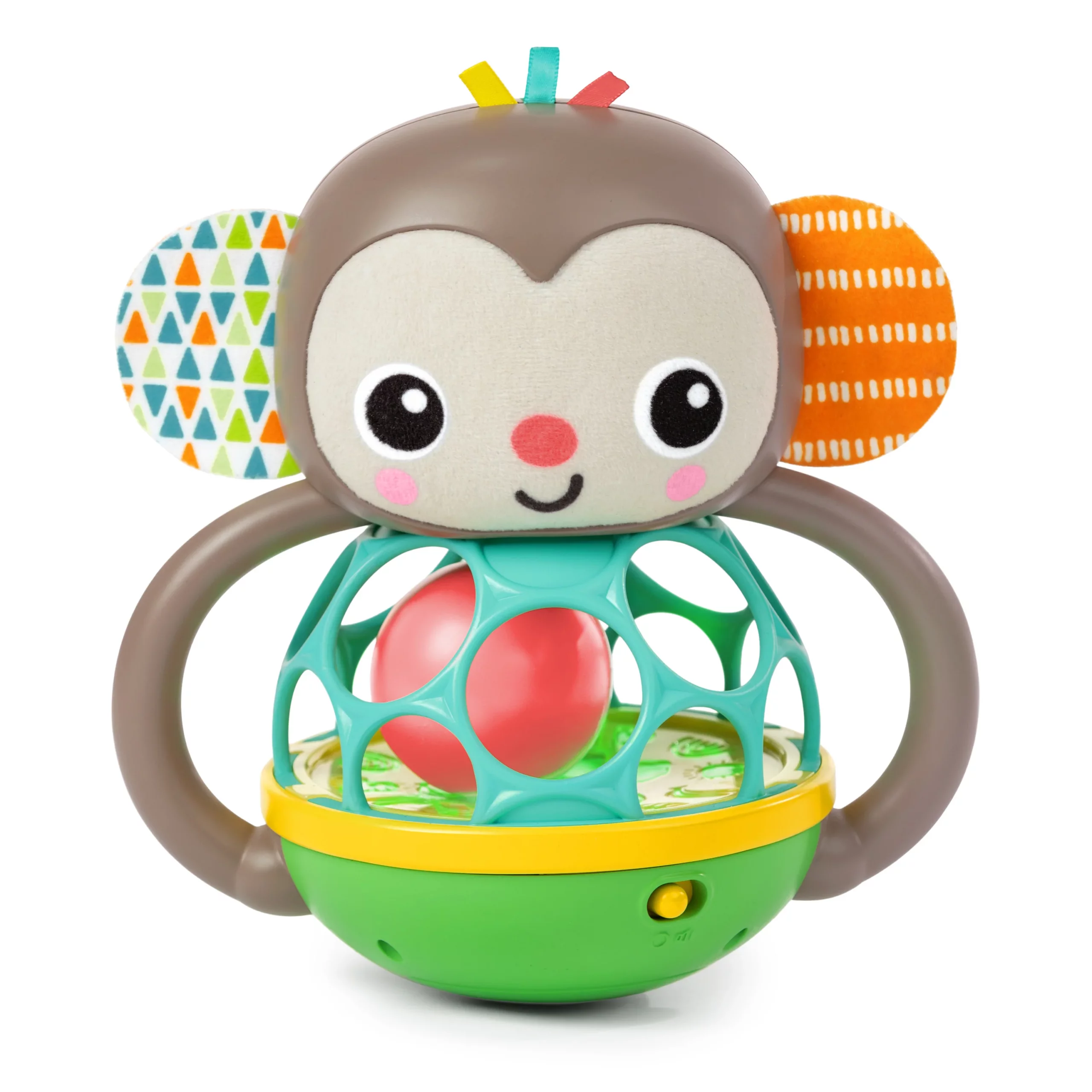 Bright Starts Grab & Giggle Monkey Multi Sensory Toy
