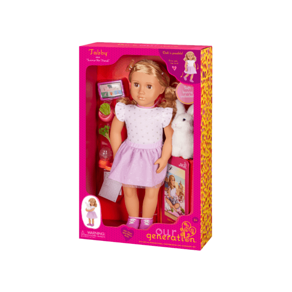 Our Generation 18” Doll and Pet - Tabby - Image 2
