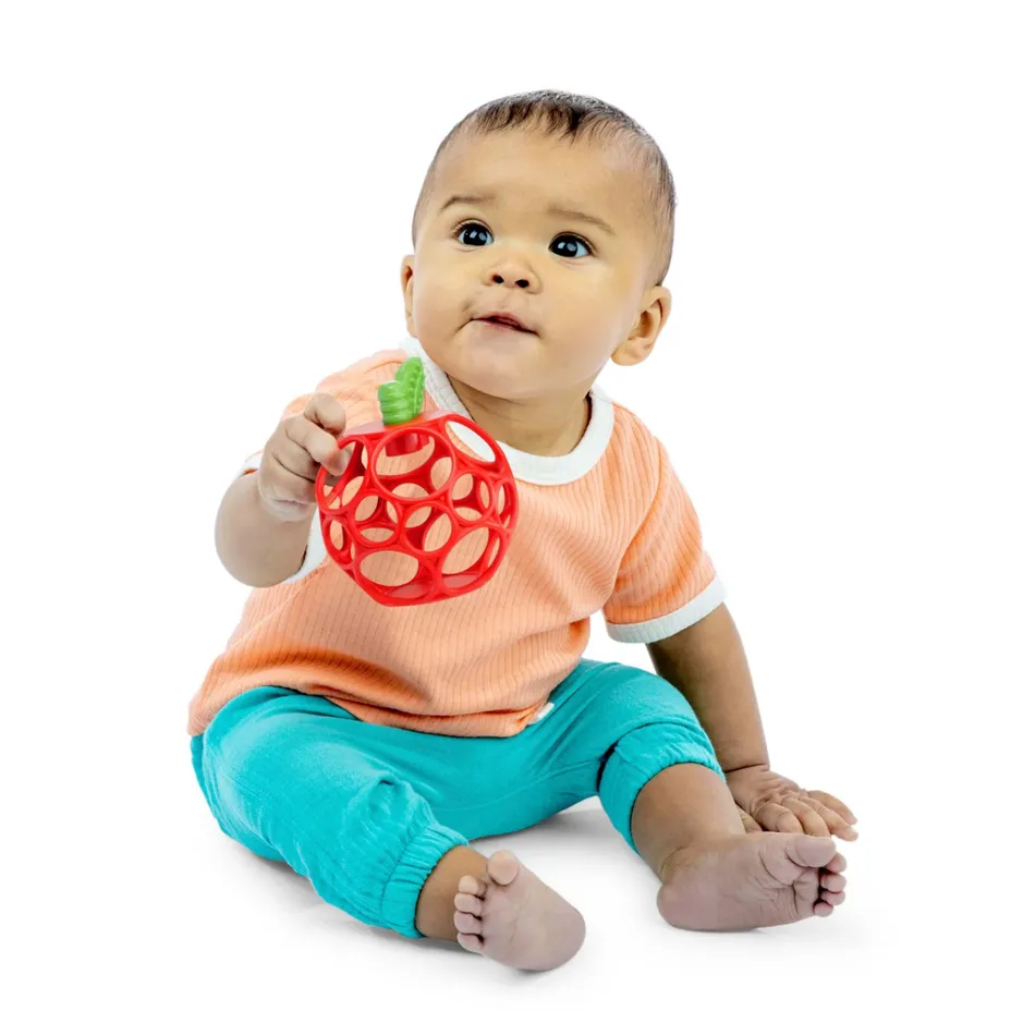Bright Starts Hold My Own Easy Grasp Teether - Apple - Image 3