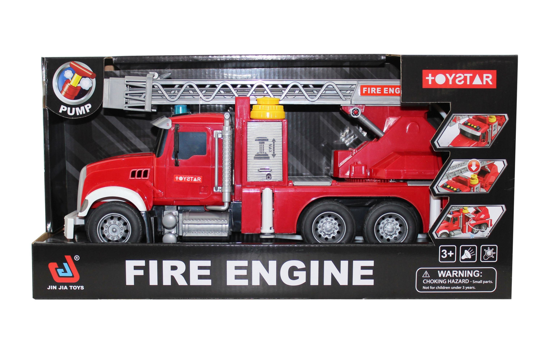 ToyStar 1/12 Fire Truck w/ Lights & Sounds - Image 4