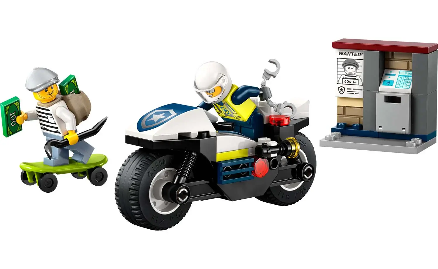 Lego City Police Motorcycle Chase - 60455 - Image 2