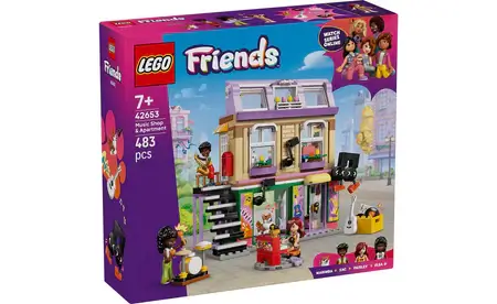 Lego Friends Music Store & Apartment - 42653