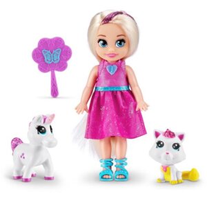 Sparkle Girlz 10cm Princess Doll with Pet