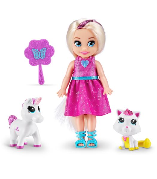 Sparkle Girlz 10cm Princess Doll with Pet