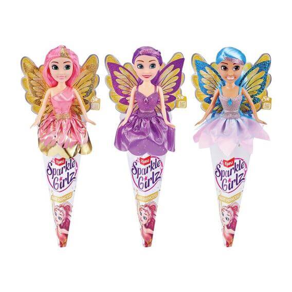 Sparkle Girlz 10.5" Fairy Cone Doll
