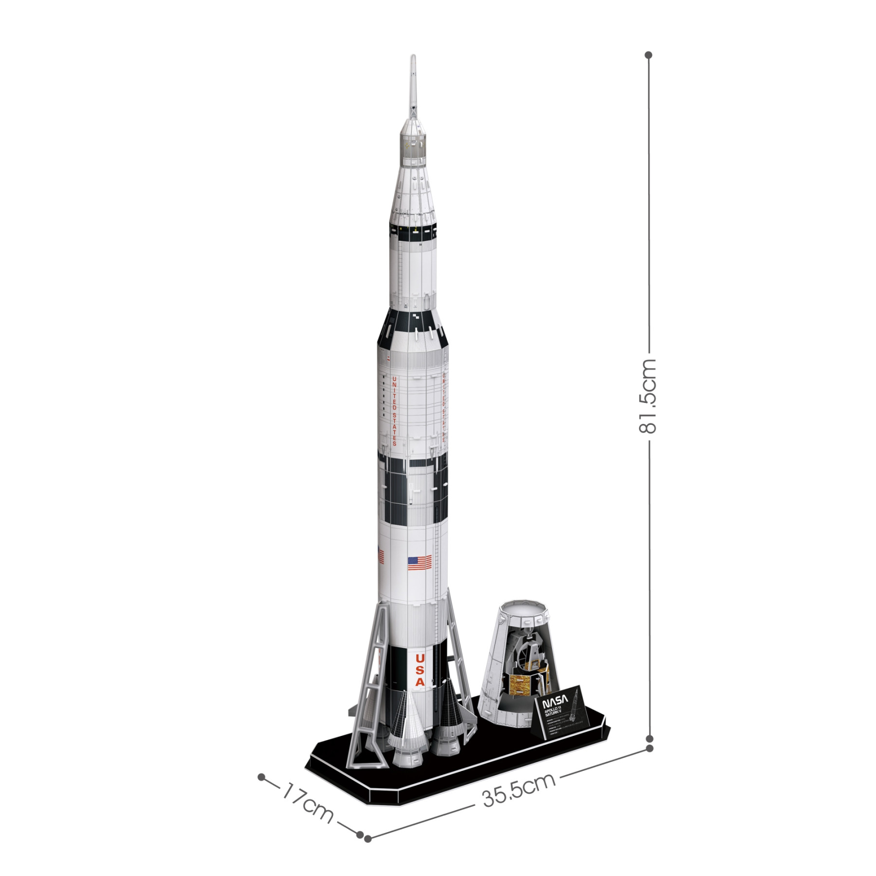 Cubic Fun NASA - Apolo Saturn V Rocket - Image 2
