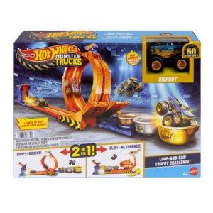 Hot Wheels Monster Trucks Loop & Flip Track Set