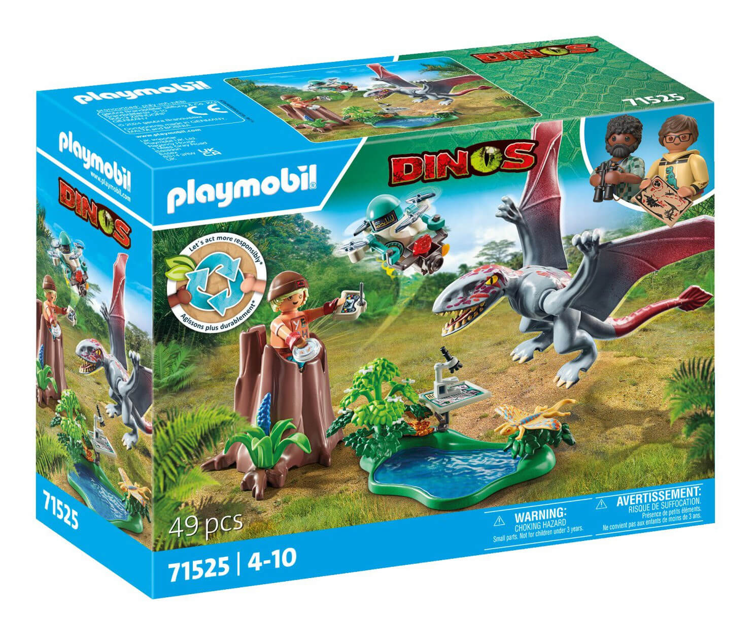 Playmobil Dinos - Observatory for Dimorphodon - 71525
