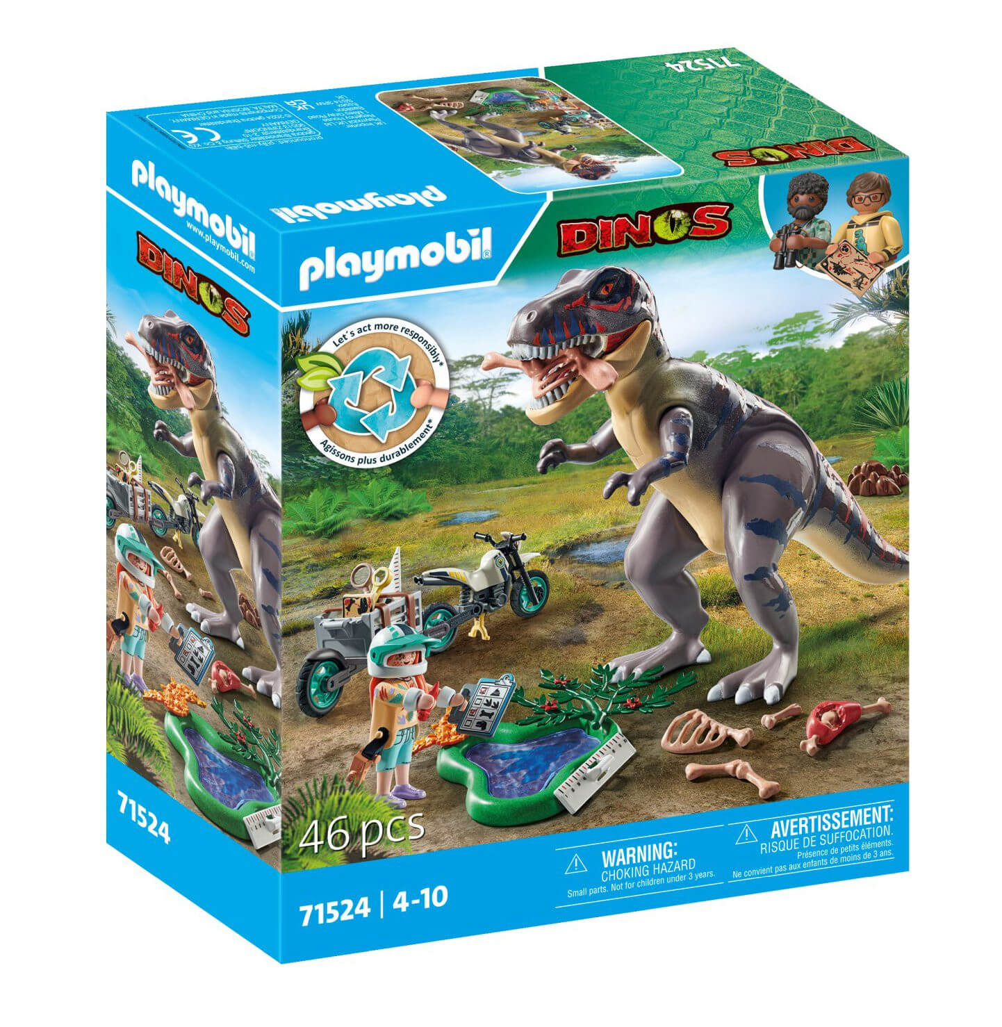 Playmobil Dinos - T-Rex Hunt - 71524