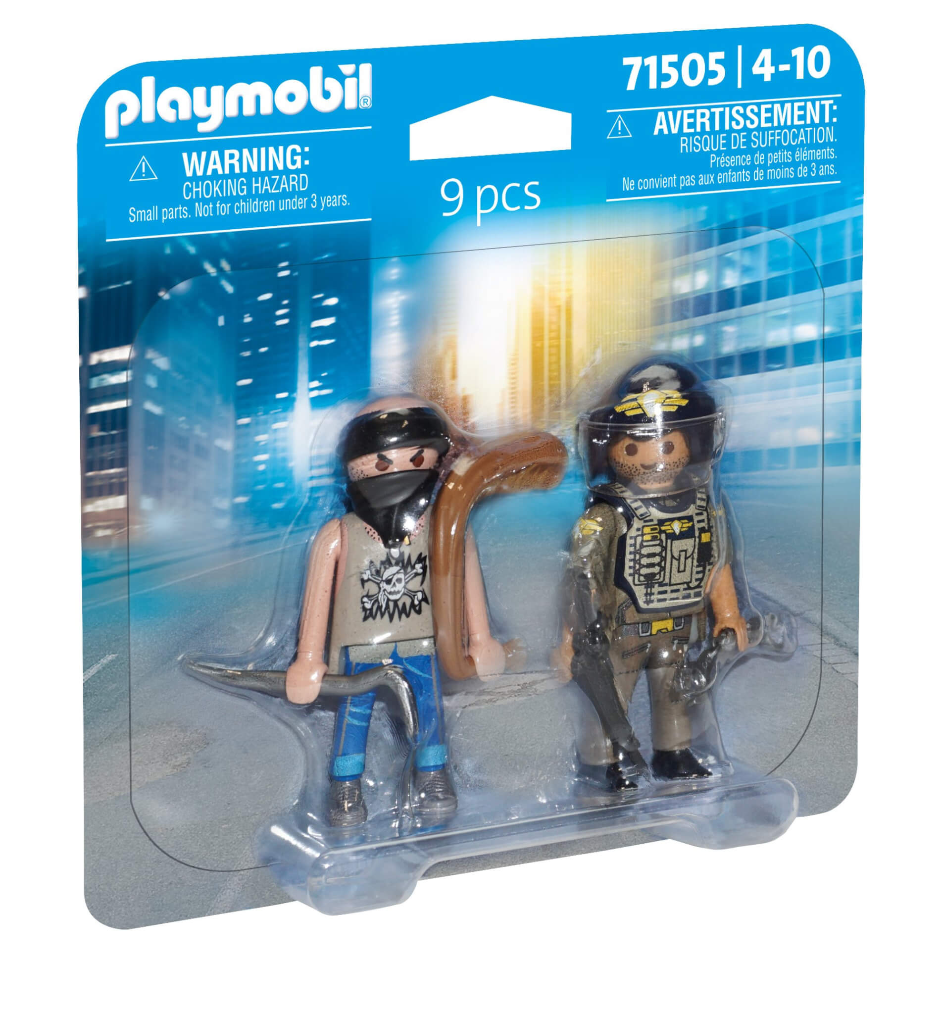 Playmobil Action Heroes - Duo Pack Tactical Police w/ Thief - 71505