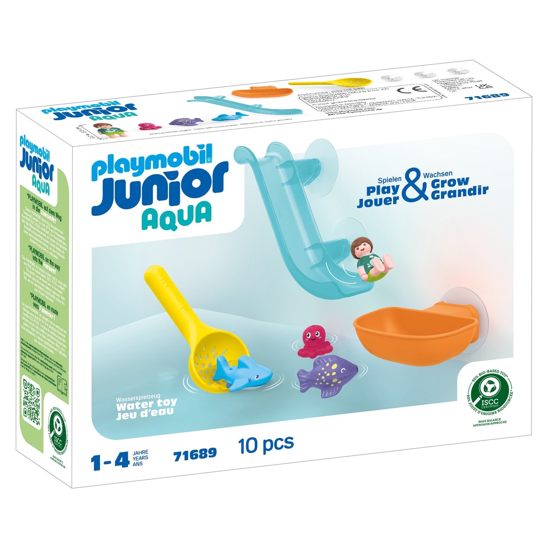 Playmobil Junior - Aqua - Water Slide w/ Sea Animals - 71689