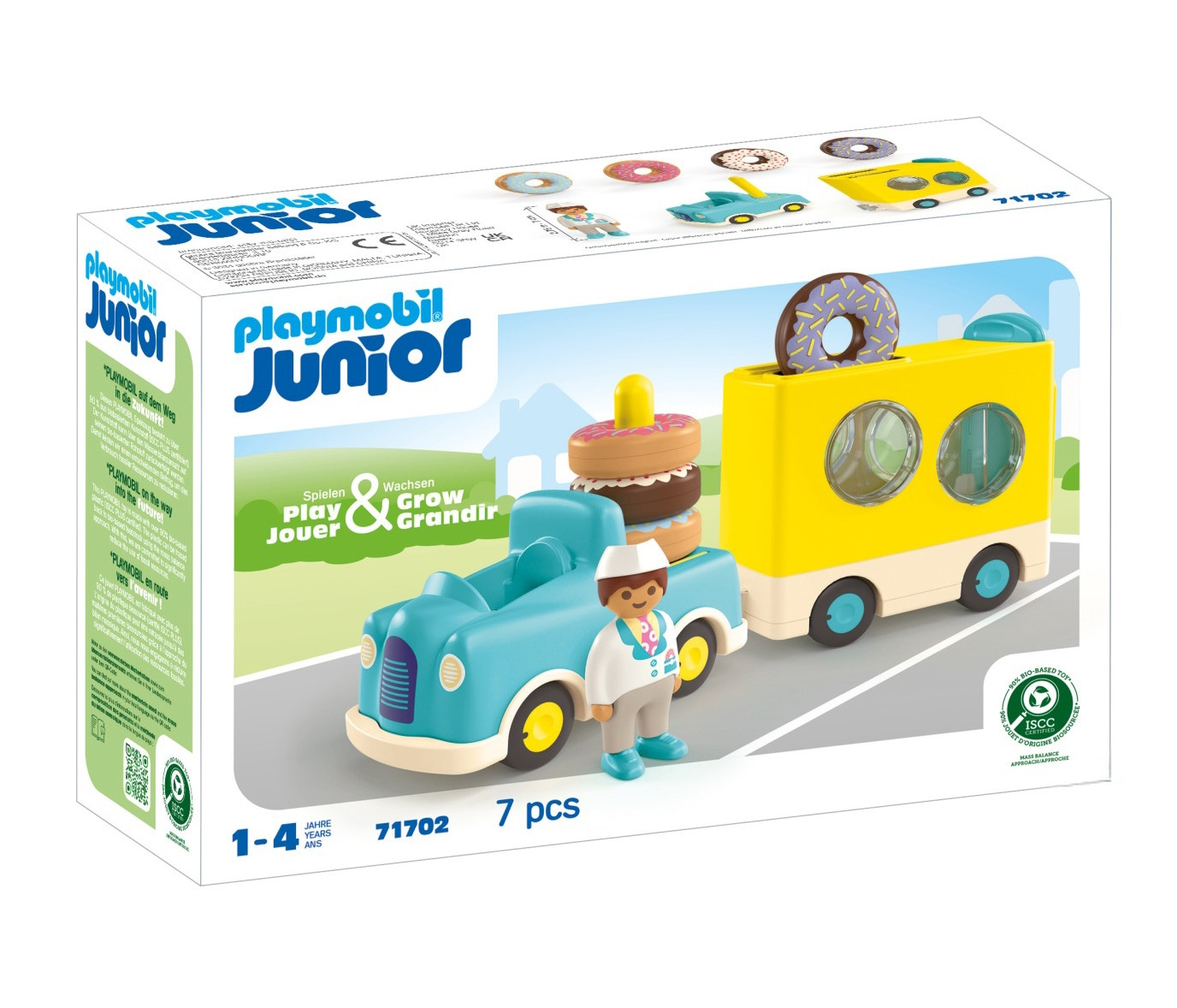Playmobil Junior - Crazy Donut Truck w/ Stacking & Sorting - 71702