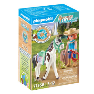 Playmobil Horses of Waterfall - Feeding Time w/ Ellie & Sawdust - 71358