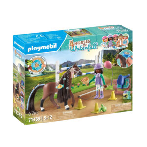 Playmobil Horses of Waterfall - Jumping Arena w/ Zoe & Blaze - 71355