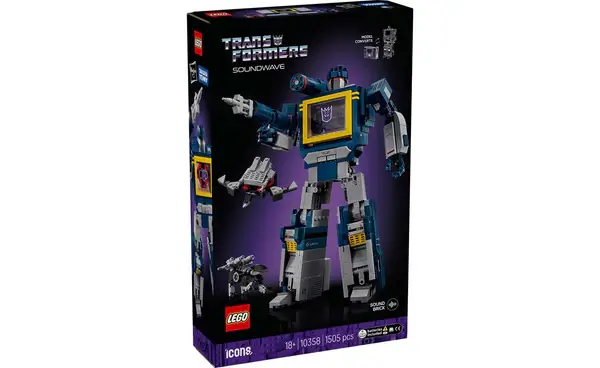 Lego Icons Transformers: Soundwave - 10358