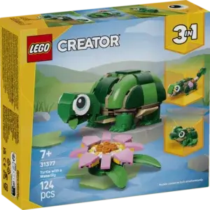 Lego Creator Turtle with a Water Lily Flower - 31377