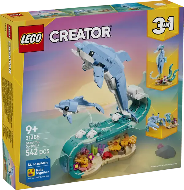 Lego Creator Sea Animals: Beautiful Dolphins - 31385