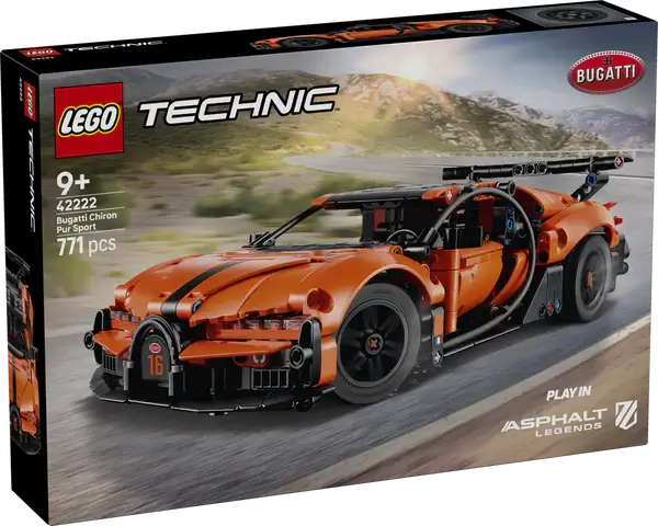 Lego Technic Bugatti Chiron Pur Sport Hypercar - 42222