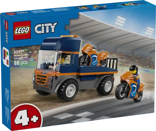 Lego City Motorcycle Transporter - 60491