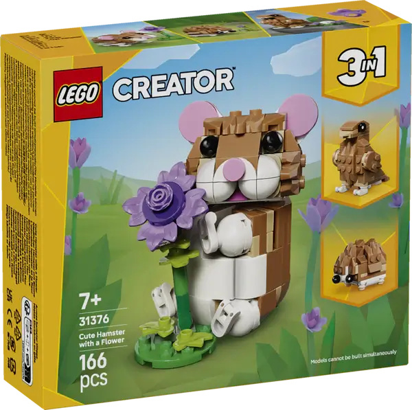 Lego Creator Cute Hamster with a Flower - 31376