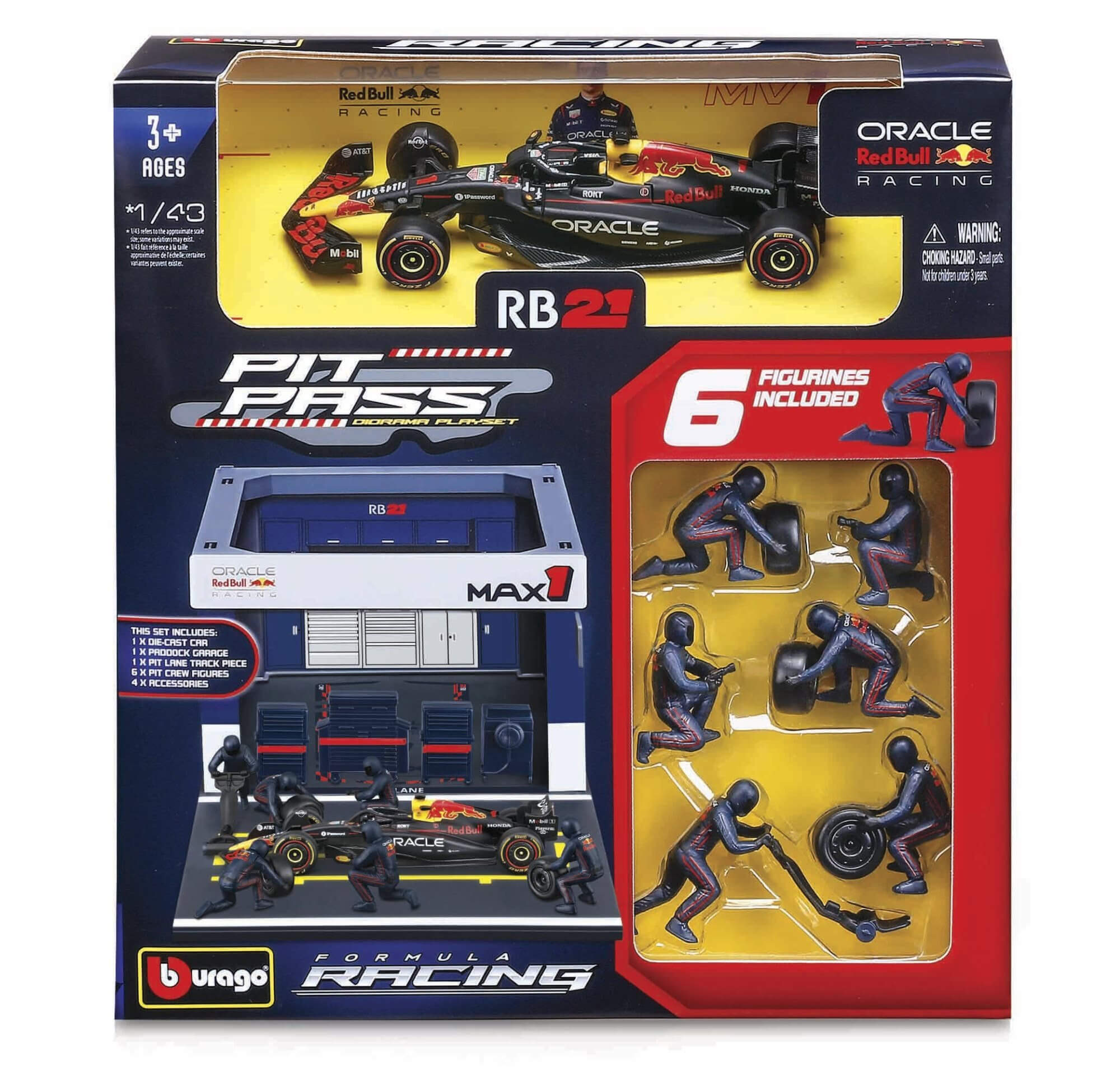 Burago 1/43 Formula 1 Pitt Pass Pack - Image 4