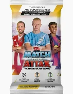 Topps Match Attax Soccer Booster Pack
