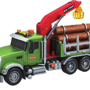 ToyStar Timber Transporter with Crane - Light & Sound