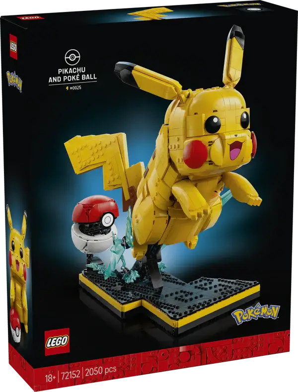 Lego Pokemon Pikachu and Poke Ball - 72152