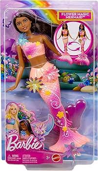 Barbie Flower Magic Mermaid Doll - Image 3