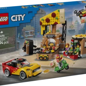 Lego City Pizza Delivery Experience with Vehicles - 60496