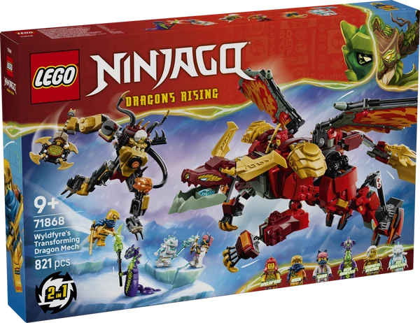 Lego Ninjago Wyldfyre's Transforming Dragon Mech - 71868