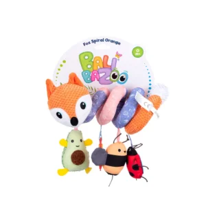 Bali Bazoo Spiral Orange Fox Crib Toy