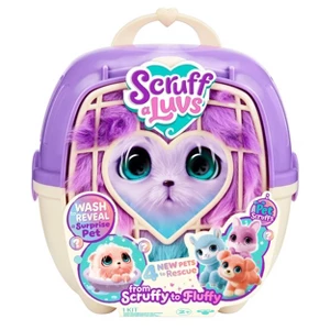 Scruff A Luvs with Pet Carrier  - Purple
