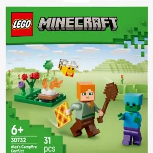 Lego Minecraft Alex's Campfire Conflict - 30732