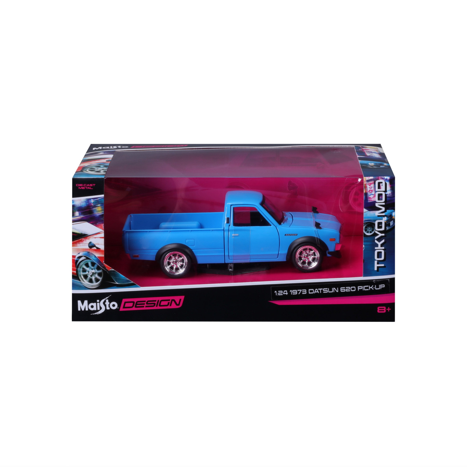 Maisto 1/24 Design Datsun 620 Pickup 1973 Tokyo Mod